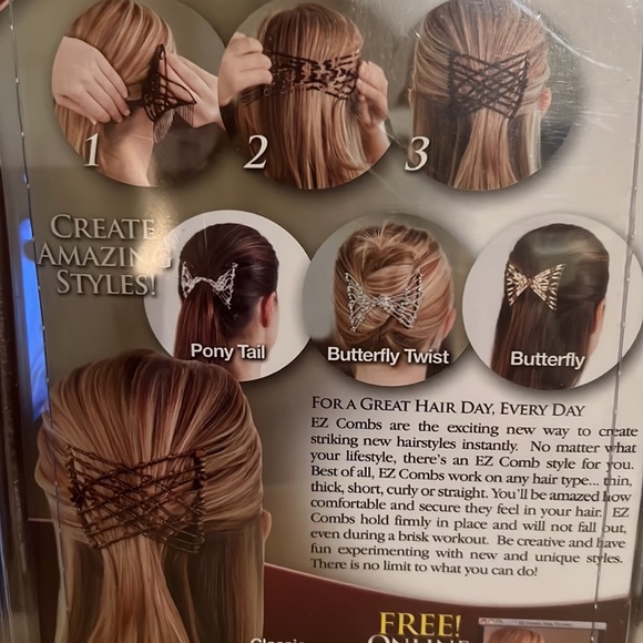 EZ Combs, As Seen On TV, 2 combs, new in sealed package - Picture 3 of 3